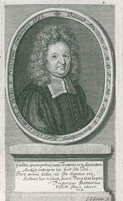 Ancillon, David<br>1617-1691<br>French-Reformed minister in Metz and Berlin