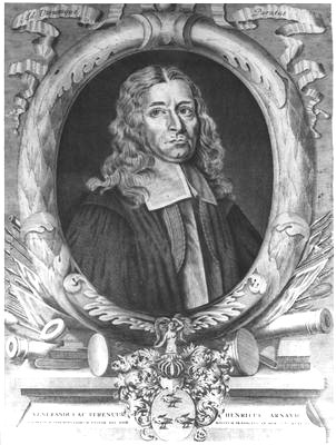 Arnaud, Henri<br>1643-1721<br>Waldensian leader, 1691 45 years old, copper engraving