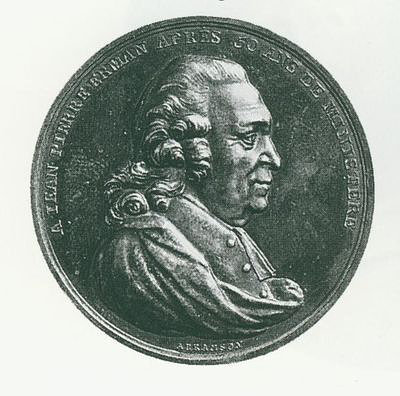 Erman, Jean Pierre<br>1735-1814<br>French-Reformed minister and headmaster of the French Grammar School in Berlin, medal 1804