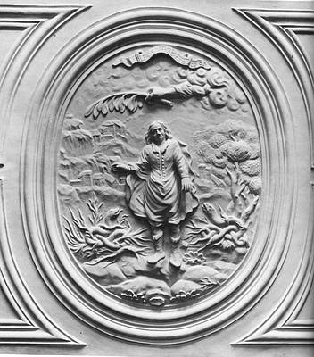 Refugee beneath the hand of God goes through nests of snakes<br>Plaster work in Schaffhausen, S. 233