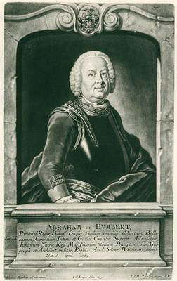 Humbert, Abraham<br>1689-1761<br>Mathematician and engineer of Huguenot descent, Berlin, copper engraving