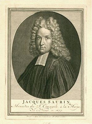 Saurin, Jacques<br>1677-1736<br>French-Reformed minister in the Hague, copper engraving