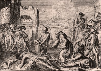 Siege of La Rochelle in 1628